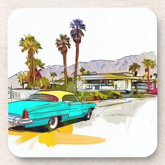 Wereldlocaties Onderzetters Californië 06 (Voorkant)