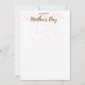 Wereldmama Happy Mothers Day Holiday Kaart (Achterkant)