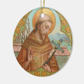 Wereldmilieudag en Sint-Francis van Assisi Keramisch Ornament (Links)