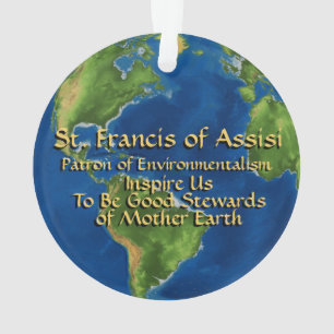 Wereldmilieudag en Sint-Francis van Assisi Ornament