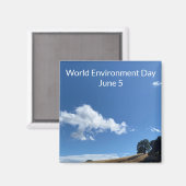 Wereldmilieudag Magneet (Voorkant / Achterkant)