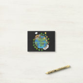 Wereldmilieudag Post-it® Notes (Op bureau)