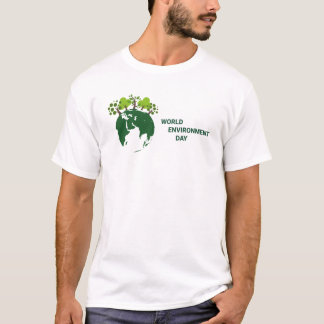 Wereldmilieudag Werkt samen om te beschermen T-shirt