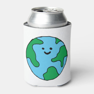 Wereldmilieuvriendelijk pictogram Happy Earth Clip Blikjeskoeler