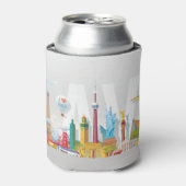 Wereldmonumenten, Travel Concept Design. Blikjeskoeler (Blikje Voorkant)