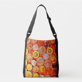 Wereldmunten Crossbody Tas