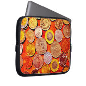 Wereldmunten Laptop Sleeve (Voorkant Rechts)
