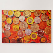 Wereldmunten Legpuzzel (Horizontaal)