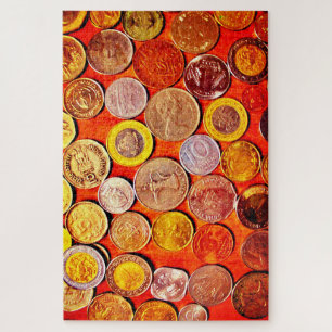 Wereldmunten Legpuzzel