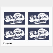 WereldOkayest Jabroni Rechthoekige Sticker (Vel)