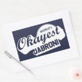 WereldOkayest Jabroni Rechthoekige Sticker (Envelop)