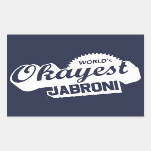 WereldOkayest Jabroni Rechthoekige Sticker