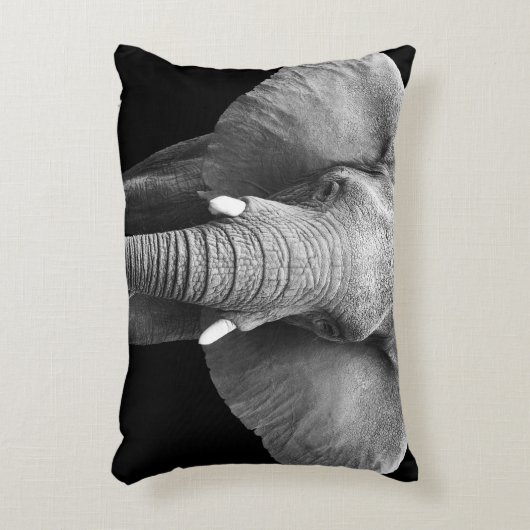 Wereldolifantendag: majestueus design accent kussen (Voorkant(Verticaal))