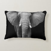 Wereldolifantendag: majestueus design accent kussen (Achterkant)