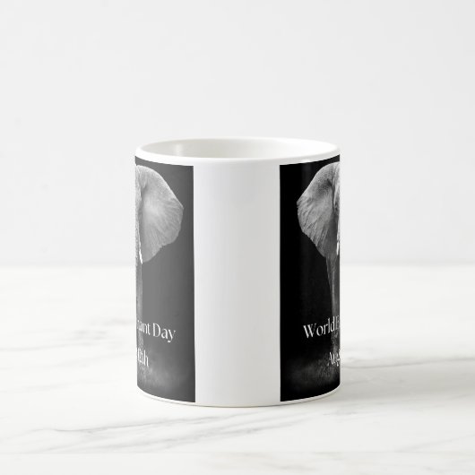 Wereldolifantendag: majestueus design koffiemok (Center)