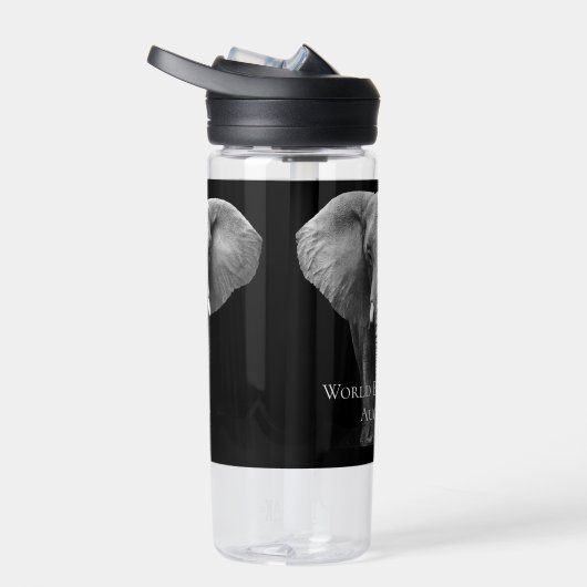 Wereldolifantendag: majestueus design waterfles (Rechts)