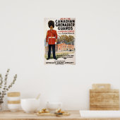 WERELDOORLOG 1 CANADIAN RECRUITING POSTER (Keuken)