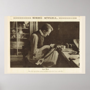 Wereldoorlog 1, Frankrijk, prothesist maken Poster