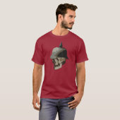 Wereldoorlog 1 Helm met schedel T-shirt (Voorkant volledig)