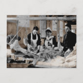 Wereldoorlog 1 legerverpleegster en personeel met  briefkaart (Voorkant)