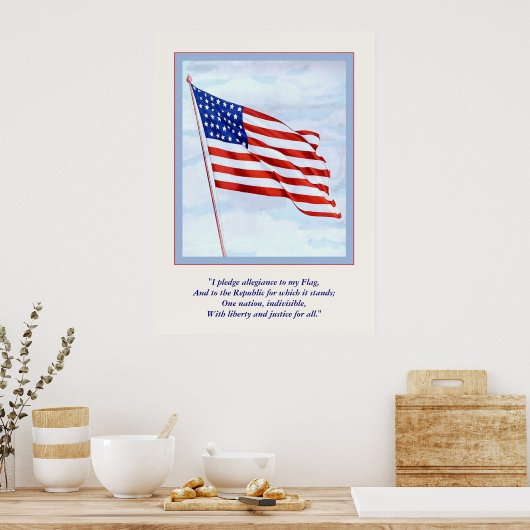 Wereldoorlog 1 Toezegging van legitimering ~ Poster (Keuken)