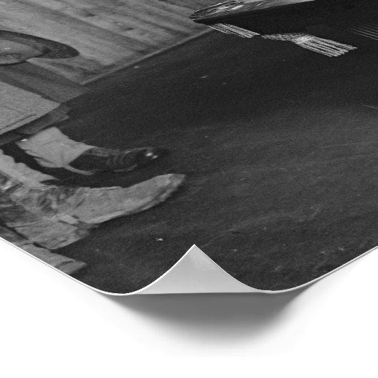 Wereldoorlog 1 YMCA Pool Hall, jaren 1910 Poster (Hoek)