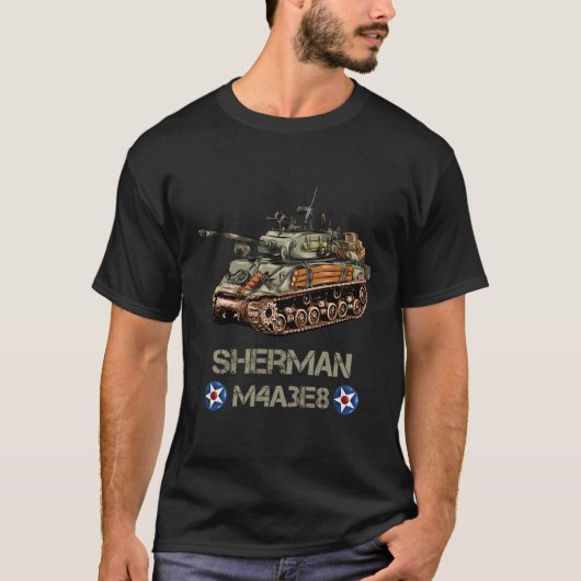 Wereldoorlog 2 Amerikaanse Tank M4A3E8 Sherman Mem (Voorkant)