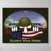 Wereldoorlog 2 Kilroy Poster 1 (Voorkant)