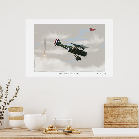 Wereldoorlog Een Doggevecht Poster (Keuken)