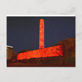 Wereldoorlog Eén Museum en herdenkingspoppiestoele Briefkaart