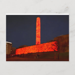 Wereldoorlog Eén Museum en herdenkingspoppiestoele Briefkaart
