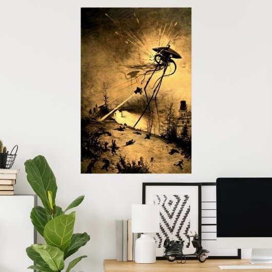Wereldoorlog H G Wells Poster (Thuiskantoor)