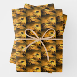 Wereldoorlog H G Wells Science Fiction Gift Inpakpapier Vel