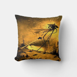 Wereldoorlog H G Wells Scifi Kussen