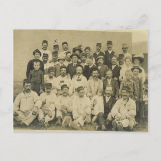 Wereldoorlog I, foto van dorp Briefkaart