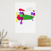 WERELDOORLOG I VLIEGTUIG POSTER (Keuken)