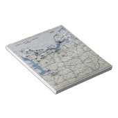 Wereldoorlog II D-Day Map 6 juni 1944 Notitieblok (Schuin)