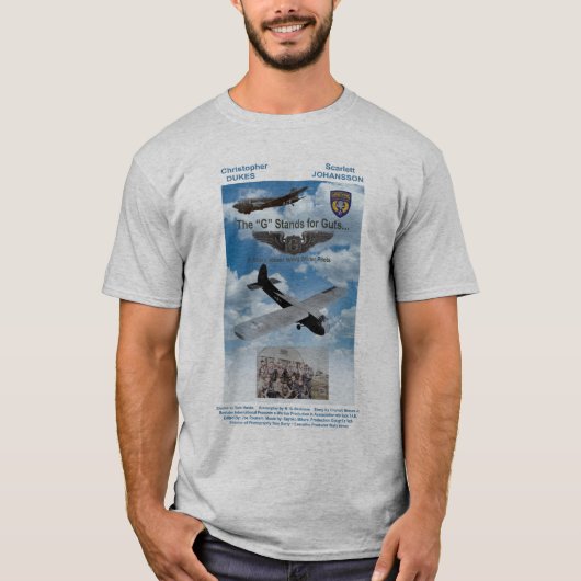 Wereldoorlog II-glider Pilot T-Shirt (Voorkant)