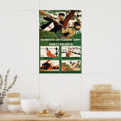 Wereldoorlog II Sovjet Propaganda Poster Partizane (Keuken)