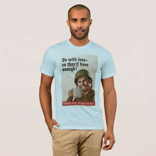 Wereldoorlog II T-shirt (Voorkant volledig)