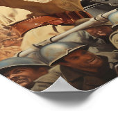 Wereldoorlog II Vrouw Pointing Poster (Hoek)