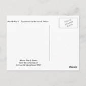 Wereldoorlog     IITorpedos op het strand, ANzio Briefkaart (Achterkant)