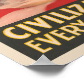 Wereldoorlog in Amerika 1 Propaganda Poster (Hoek)