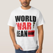 wereldoorlog mager t-shirt (Voorkant)