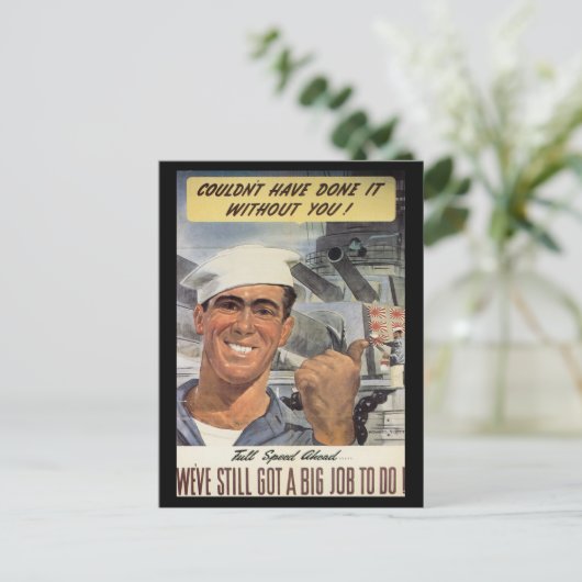 Wereldoorlog - marine, Briefkaarten uit de wereldo (Staand voorkant)