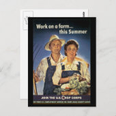 Wereldoorlog - posters voor het werk - kroonkorps briefkaart (Voorkant / Achterkant)