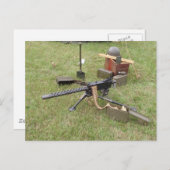 Wereldoorlog Twee machines Pistool Briefkaart (Voorkant / Achterkant)