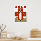 Wereldoorlog van het Australische Rode Kruis I Poster (Keuken)