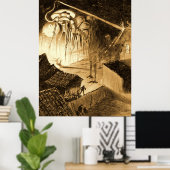 Wereldoorlog verwarmt Ray op de weg naar Chobham Poster (Thuiskantoor)