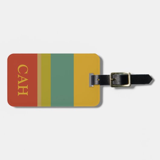 Wereldpaletstrip Monogram Bagagelabel (Voorkant horizontaal)